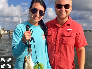 On the water and having fun with Capt Brandon Naeve.