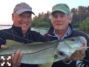 Jeff Handchel and Harris Buckli spent some time on the water.